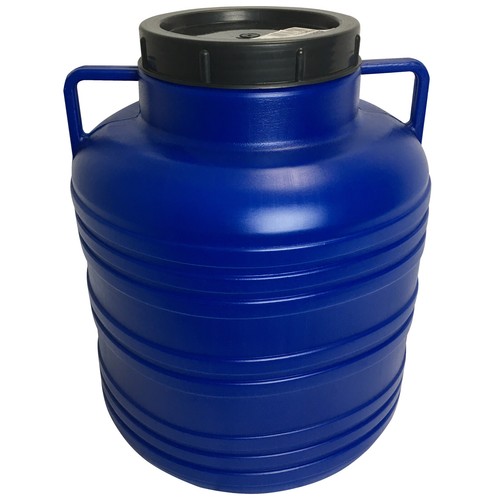 Weithalsfass 20l blau - 20l,