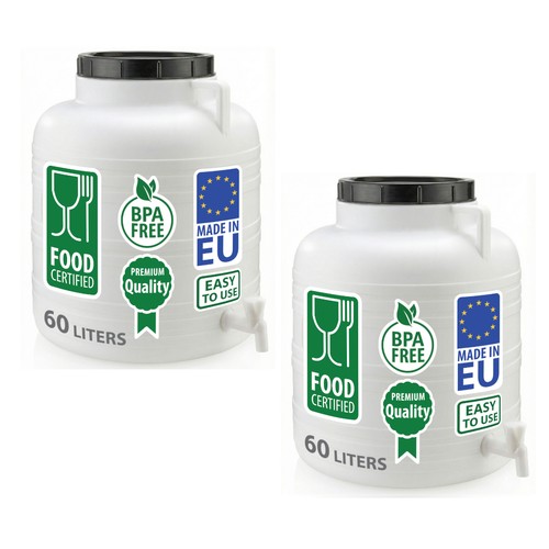 2er set weithalsfass 60l - 2er,
