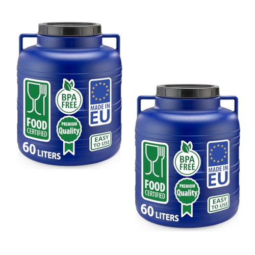 2er set weithalsfass - weithalsfass, 60