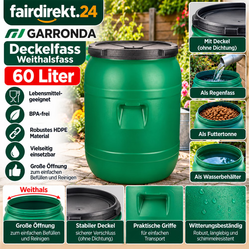 Garronda 60l weithalsfass - garronda,